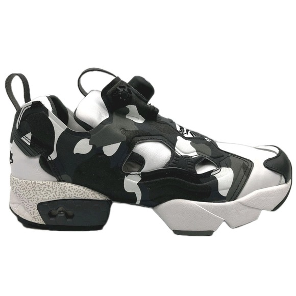 Reebok A Bathing Ape x Mita x InstaPump Fury Shoes Men 7 White Black Camo BD1355